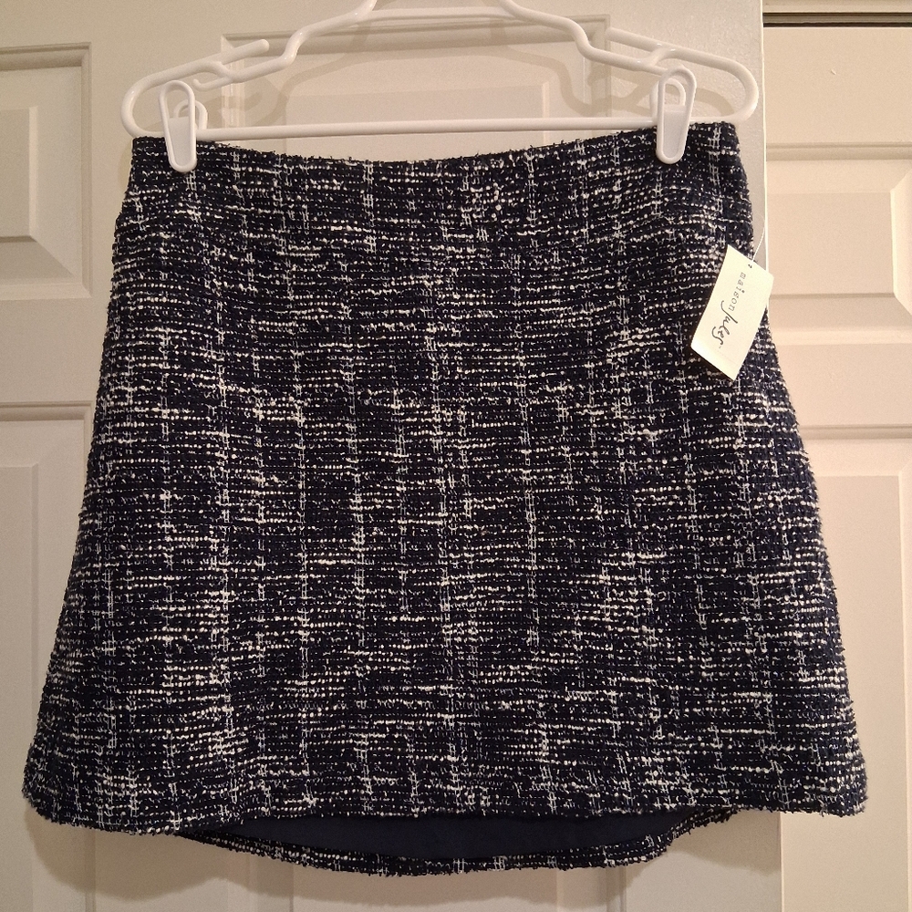 Maison Jules Mini Skirt Size 10 Black NWT